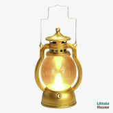 Vintage Flame Lamp Prop | Decorative Add-ons | Golden